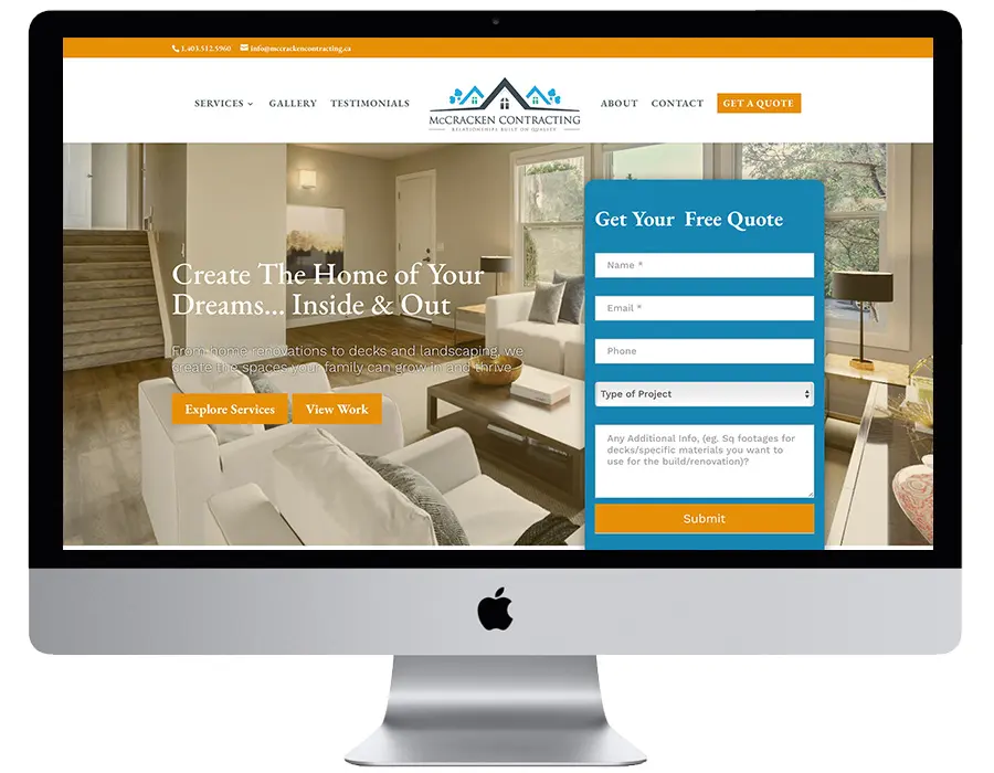 mccracken calgary website developer