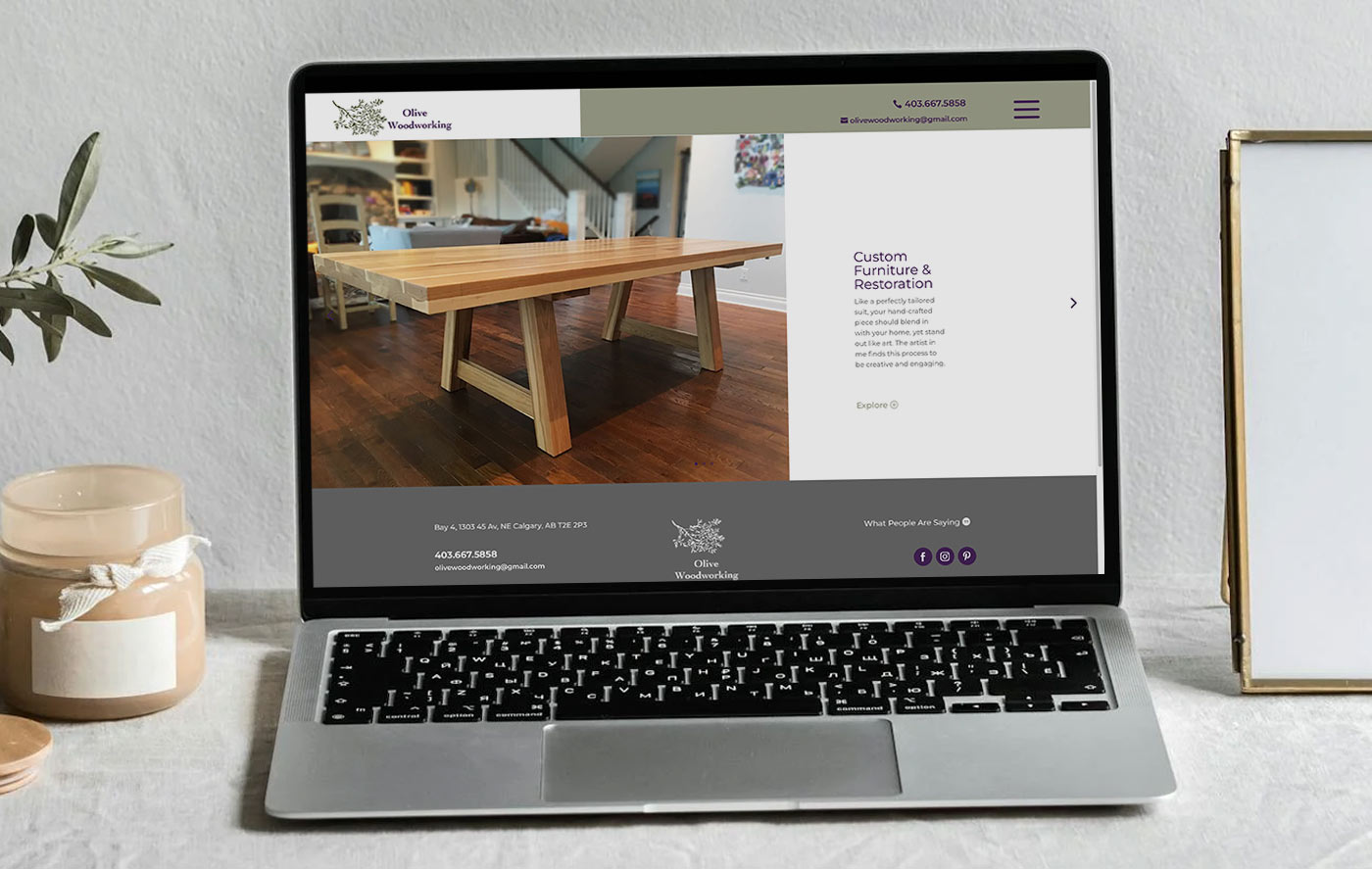 airdrie website designer